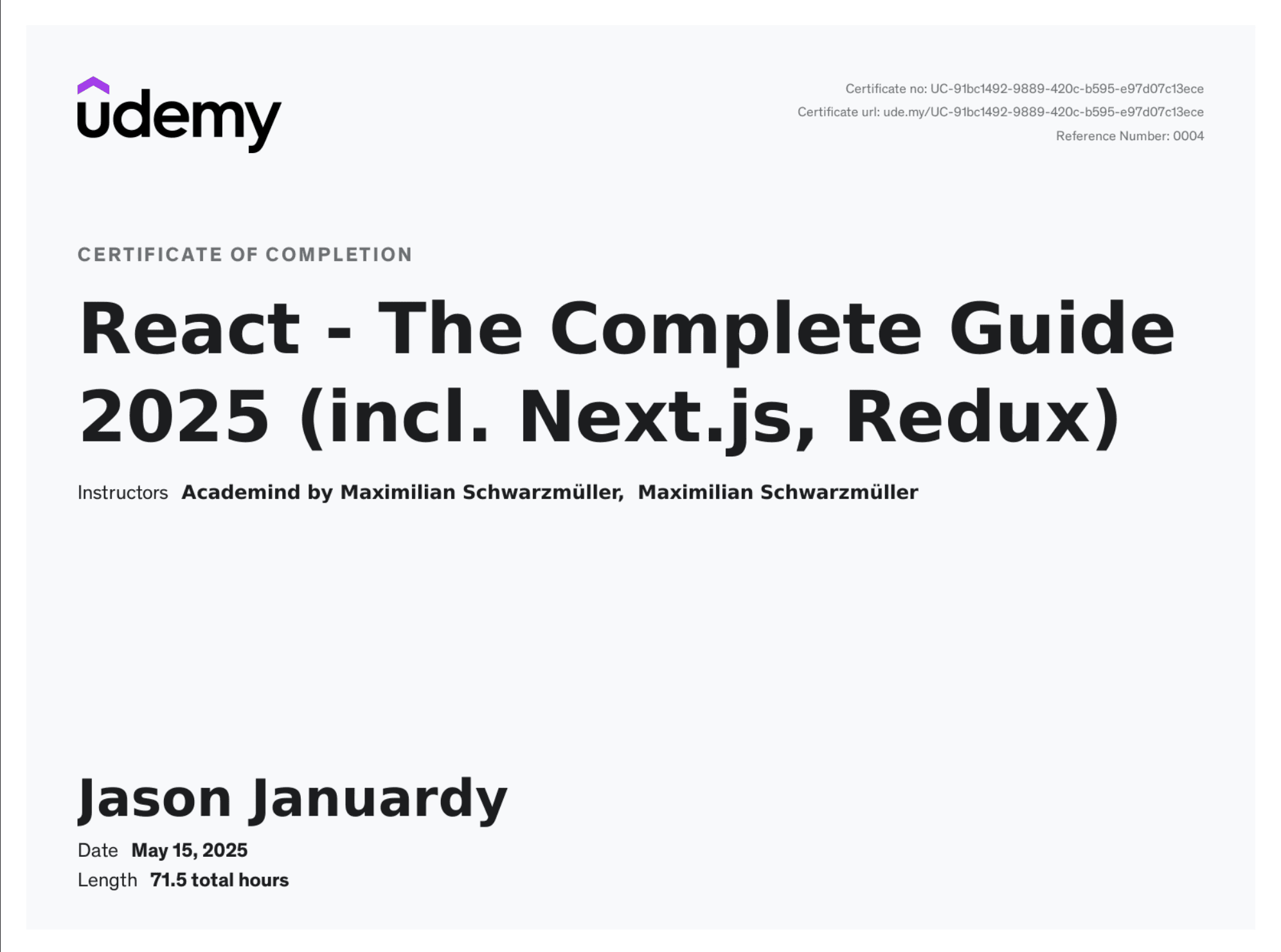 React, NextJS, Redux Complete Guide